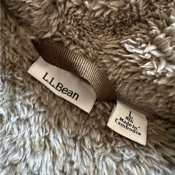 L.L.BEAN-Women's Hi-File Fleece Pullover size large - Picture 6 of 7